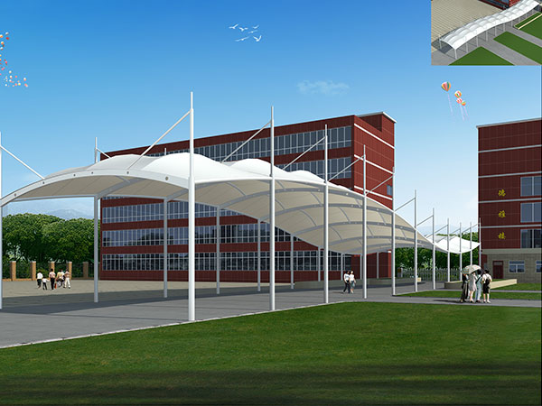 過道、出入口膜結構